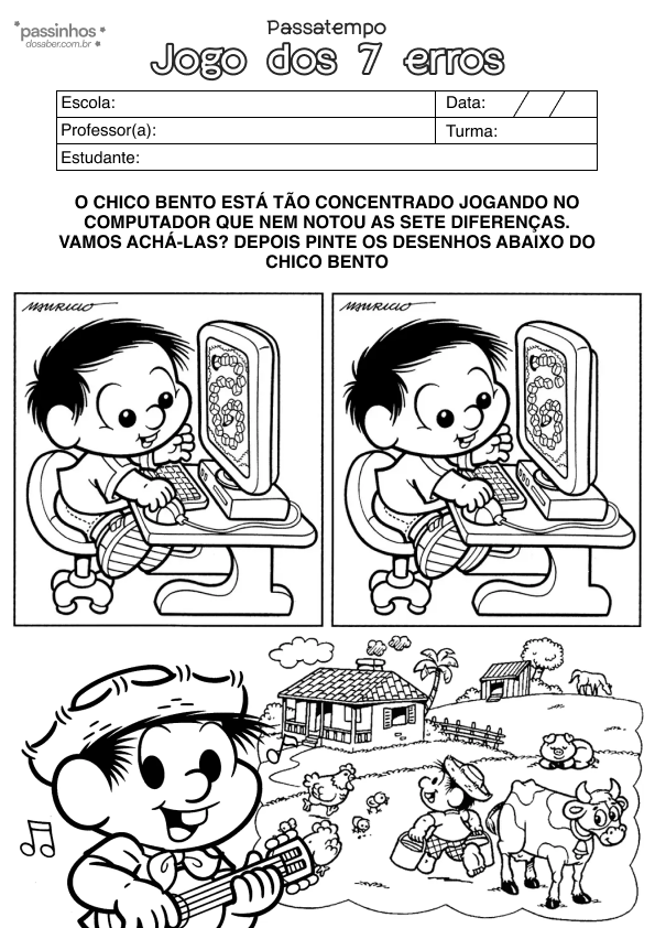 jogo dos 7 erros para crianças